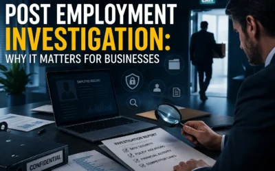 Post Employment Investigation: Why It Matters for Businesses