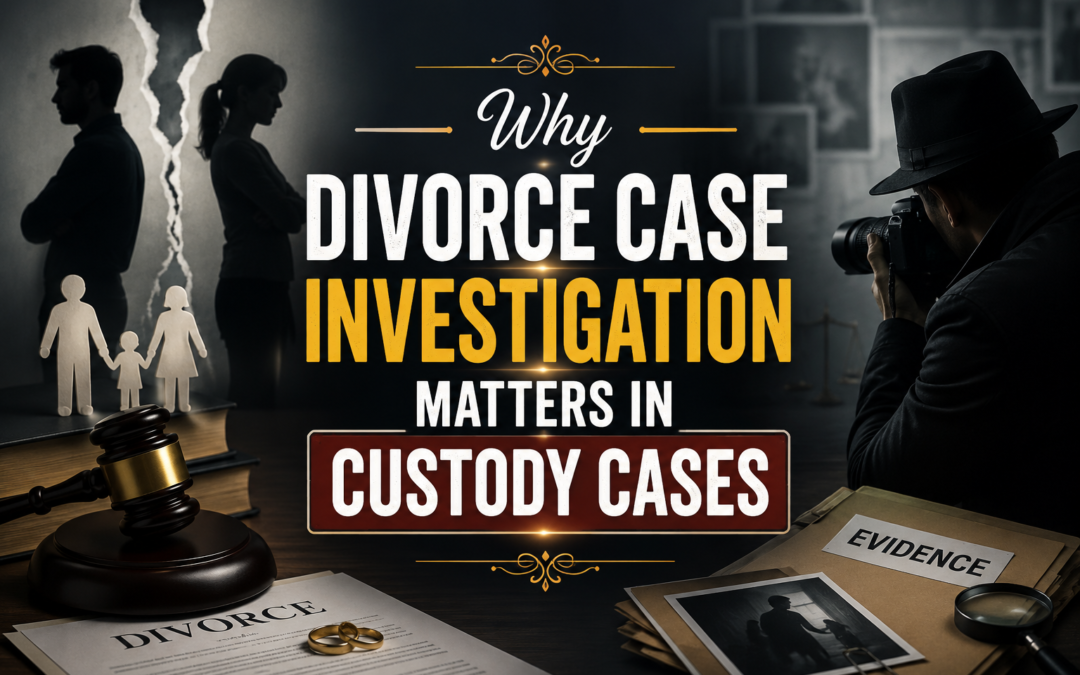 Why Divorce Case Investigation Matters in Custody Cases